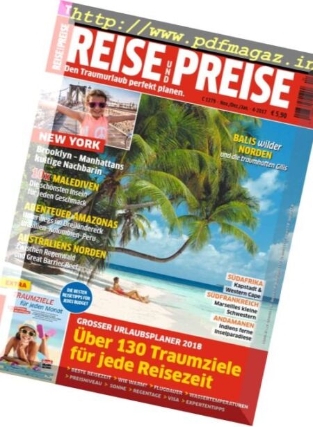 Reise und Preise – November 2017 – Januar 2018 Cover