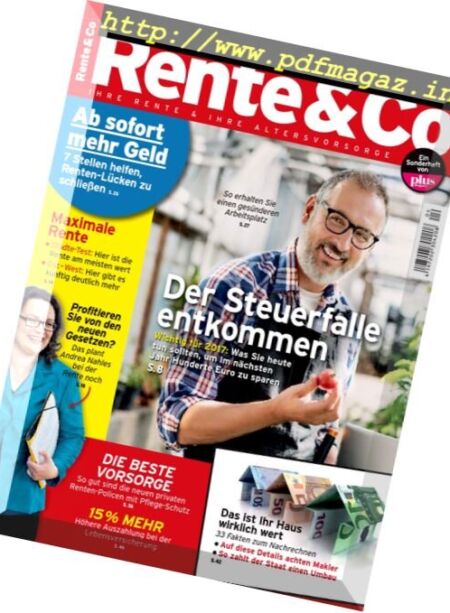 Rente & Co – Nr.4, 2016 Cover