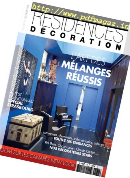 Residences Decoration – Novembre-Decembre 2017 Cover