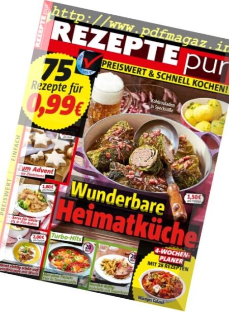 Rezepte pur – November 2017 Cover