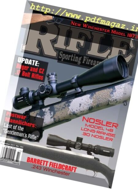 Rifle Magazine – November-December 2017 Cover