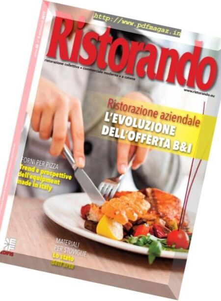 Ristorando – Settembre 2017 Cover