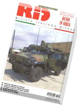 Rivista Italiana Difesa – Settembre 2017