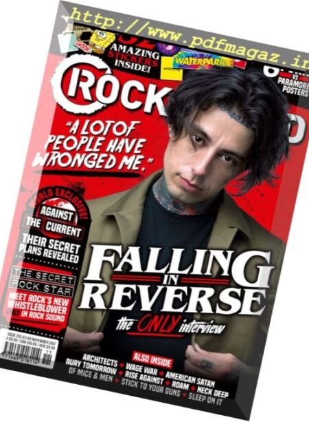 Rock Sound – November 2017 Cover