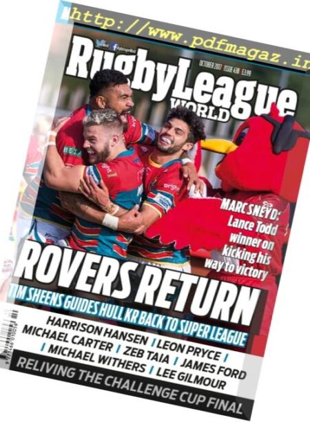 Rugby League World – October 2017 Cover