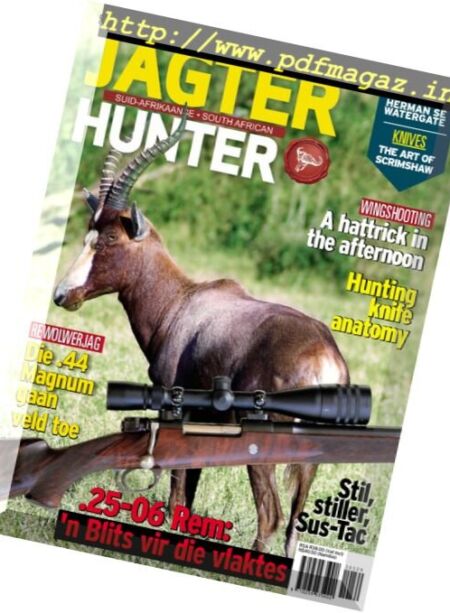 SA Hunter Jagter – October 2017 Cover