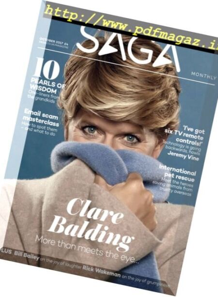 Saga Magazine – October 2017 Cover