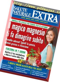 Salute Naturale Extra – Ottobre 2017
