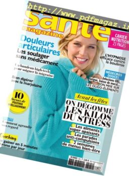 Sante Magazine – decembre 2017