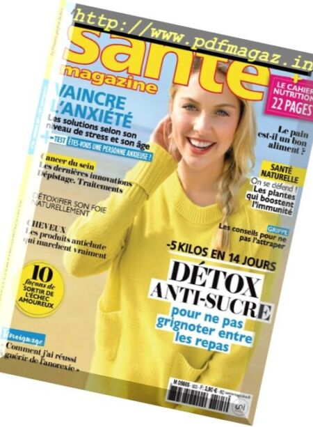 Sante Magazine – Novembre 2017 Cover