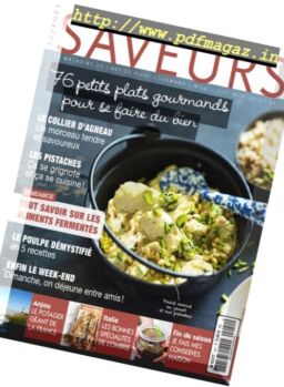 Saveurs France – Octobre-Novembre 2017