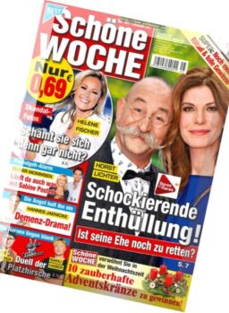 Schone Woche – 1 November 2017