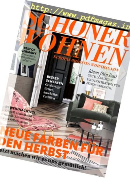 Schoner Wohnen – November 2017 Cover