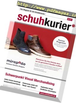 Schuhkurier – 13 Oktober 2017
