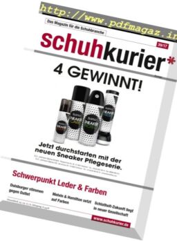 Schuhkurier – 29 September 2017