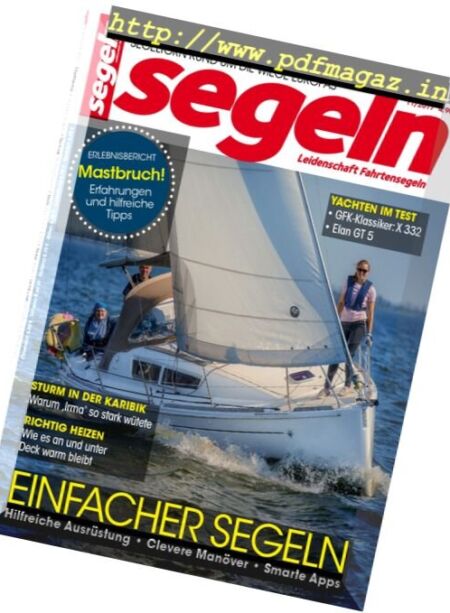 Segeln – November 2017 Cover