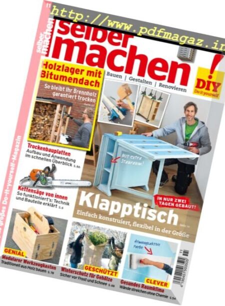 Selber Machen – November 2017 Cover