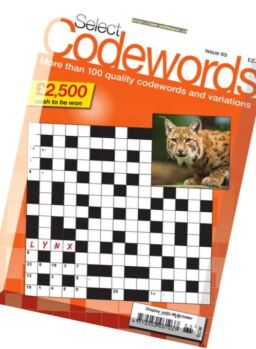Select Codewords – Issue 65, 2017