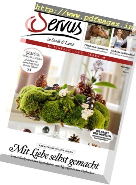 Servus Austria – November 2017 Cover