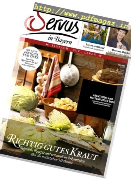 Servus in Bayern – Oktober 2017 Cover