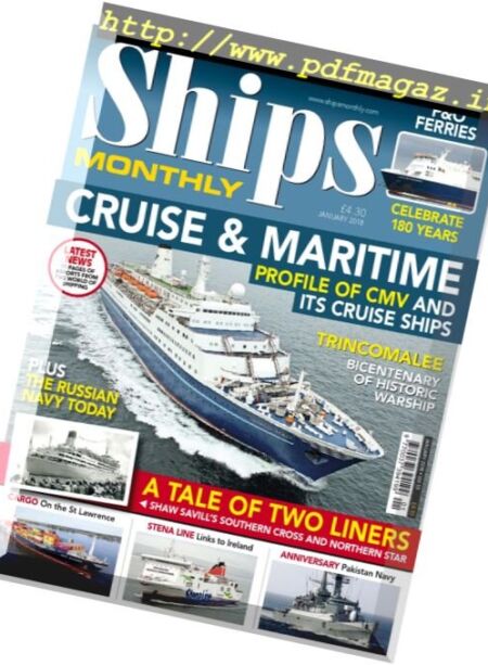 Ships Monthly – January 2018 Cover