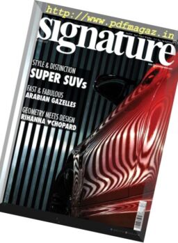 Signature – October 2017