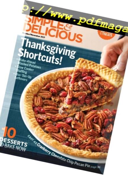 Simple & Delicious – October-November 2017 Cover