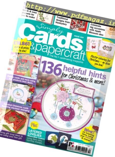 Simply Cards & Papercraft – Issue 169, 2017 Cover