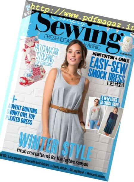Simply Sewing – Issue 35 2017 Cover