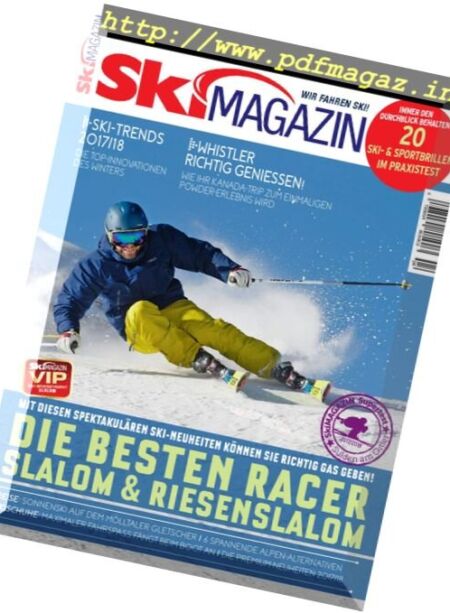 Skimagazin – Oktober 2017 Cover
