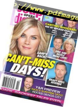 Soap Opera Digest – 16 October 2017