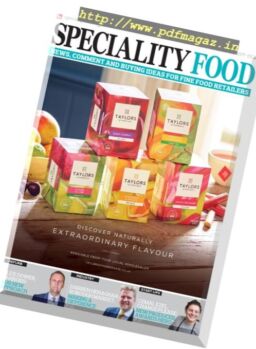 Speciality Food – November-December 2017