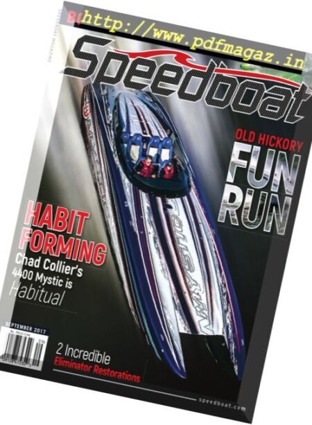 Speedboat Magazine – September 2017 Cover