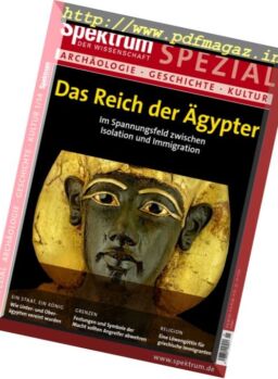 Spektrum der Wissenschaft – Spezial Archaologie Geschichte Kultur – Nr.1 2014