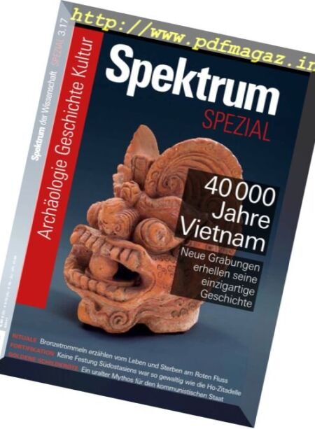 Spektrum der Wissenschaft Spezial – Archaologie Geschichte Kultur – Nr.3 2017 Cover