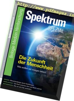 Spektrum der Wissenschaft Spezial – Biologie Medizin Hirnforschung – Nr.3 2017