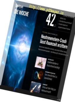 Spektrum Die Woche – 19 Oktober 2017