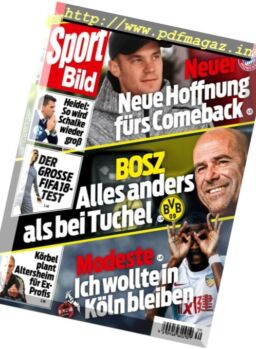 Sport Bild – 27 September 2017