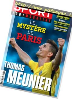 Sport Foot – French Edition – 18 Octobre 2017