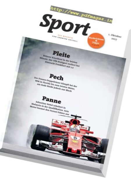 Sport Magazin – 1 Oktober 2017 Cover
