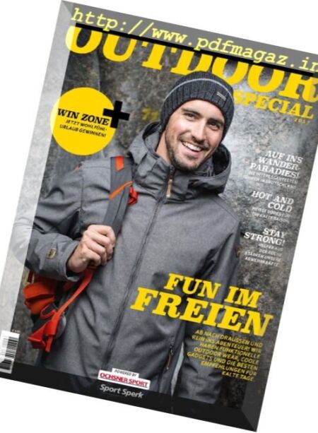 Sport Sperk Magazin – Outdoor Special Winter 2017-2018 Cover