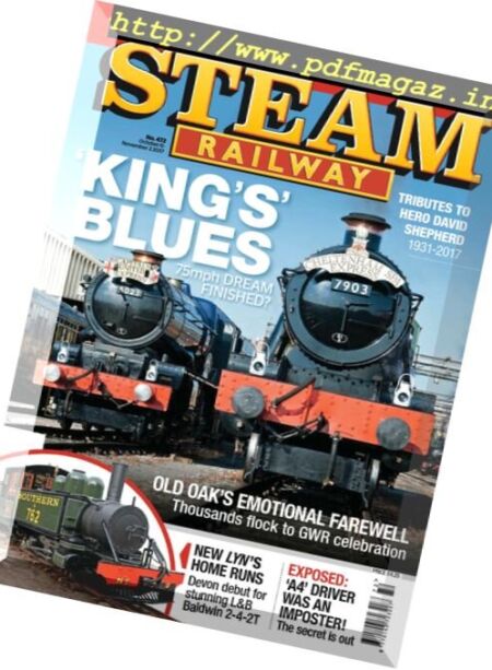 Steam Railway – 1 October 2017 Cover