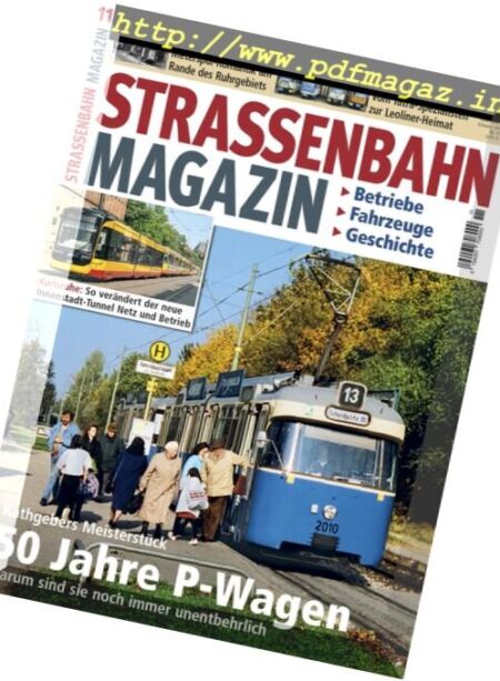 Strassenbahn Magazin – November 2017 Cover