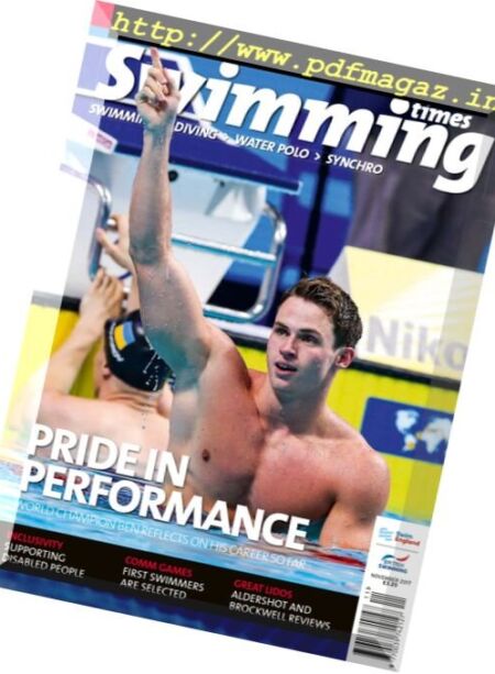 Swimming Times – November 2017 Cover