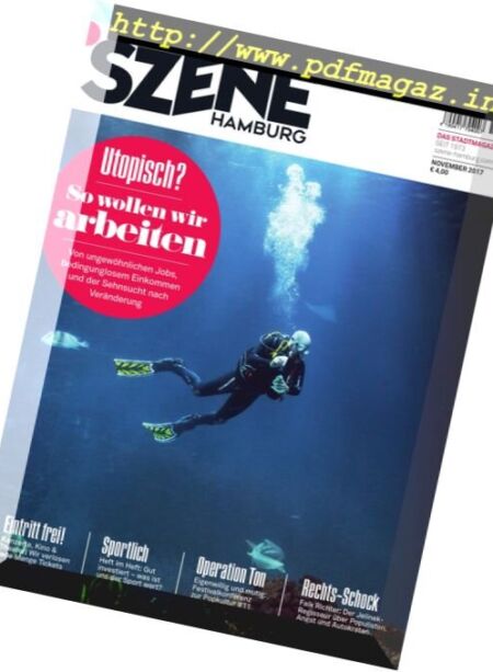 Szene Hamburg – November 2017 Cover