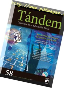 Tandem. Didactica de la Educacion Fisica – octubre 2017