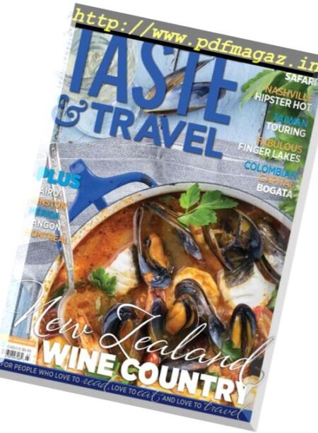Taste and Travel International – September 2017 Cover