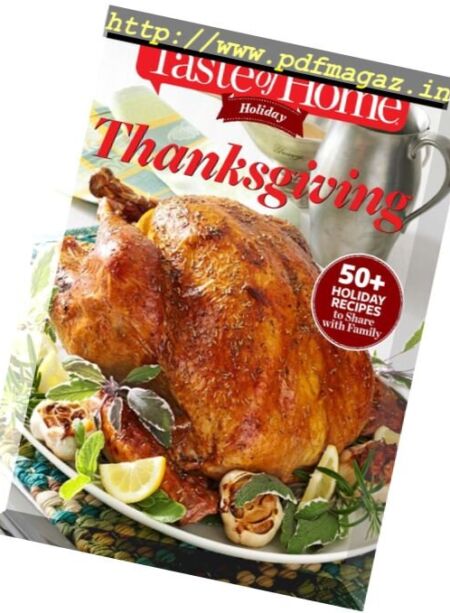 Taste of Home Holiday – Thanksgiving 2017 Cover