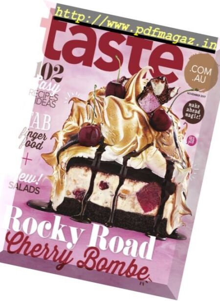 taste.com.au – November 2017 Cover