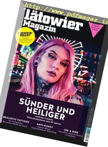 Tatowier Magazin – Oktober 2017 Cover